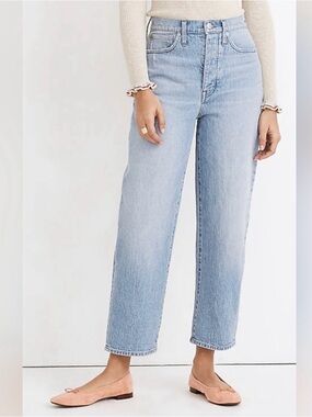 Madewell Light Blue Straight Leg Jeans